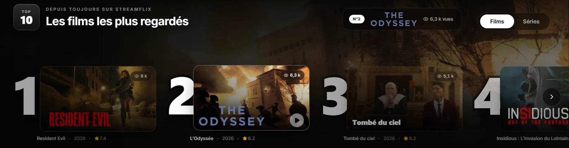 Comparaison illustrée entre un site web Streamflix et une application mobile, avec les éléments permettant d'identifier leur éditeur